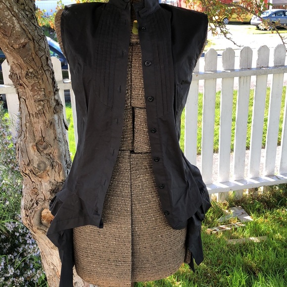 All Saints Vintage Katerina tunic bustle vest 4 8 - Picture 2 of 16